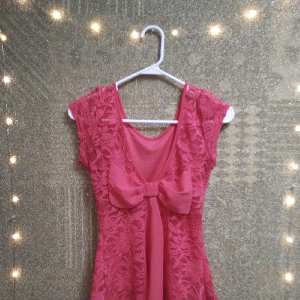 Women's coral blouse